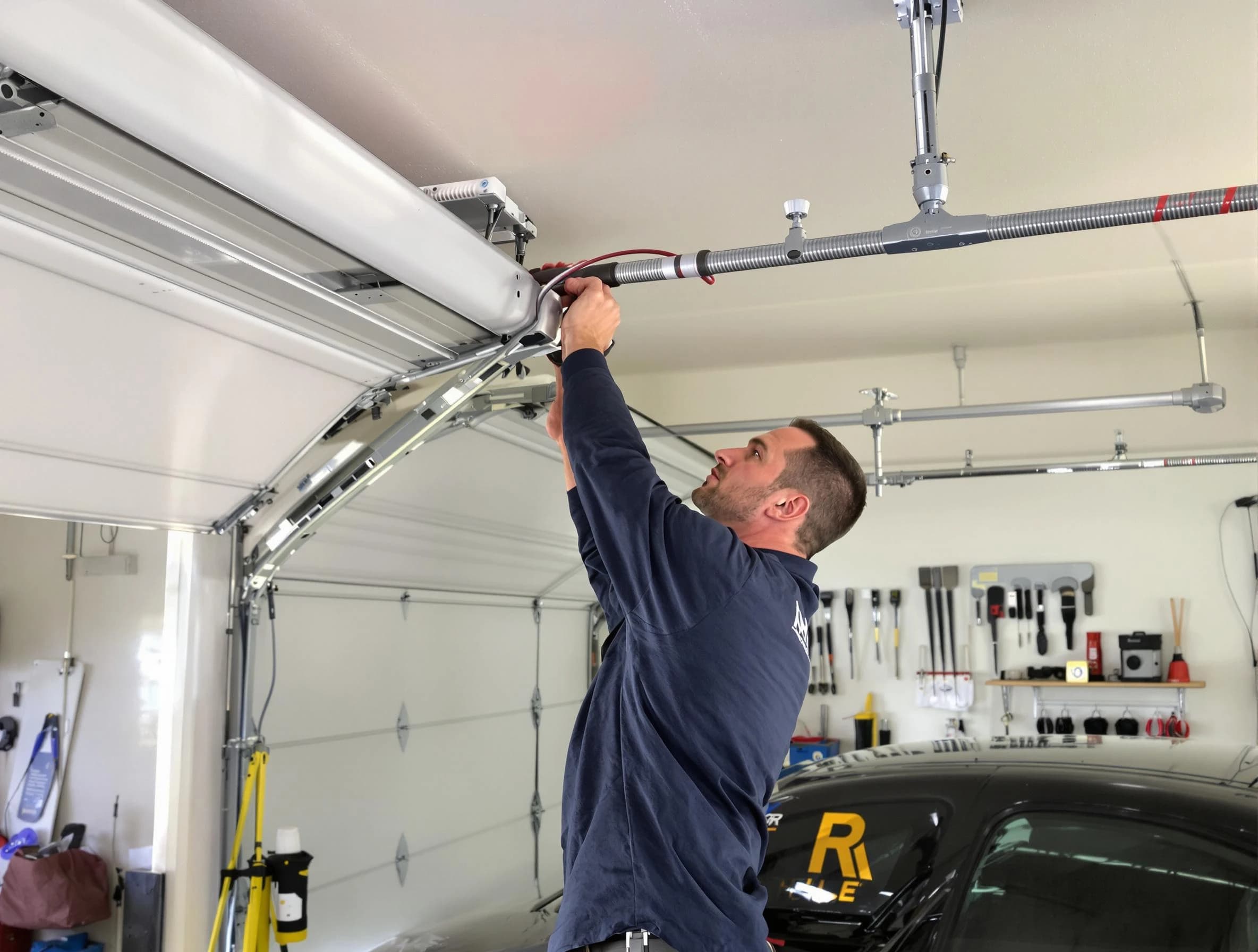 South Fulton Garage Door Repair technician performing garage door cable repair in South Fulton