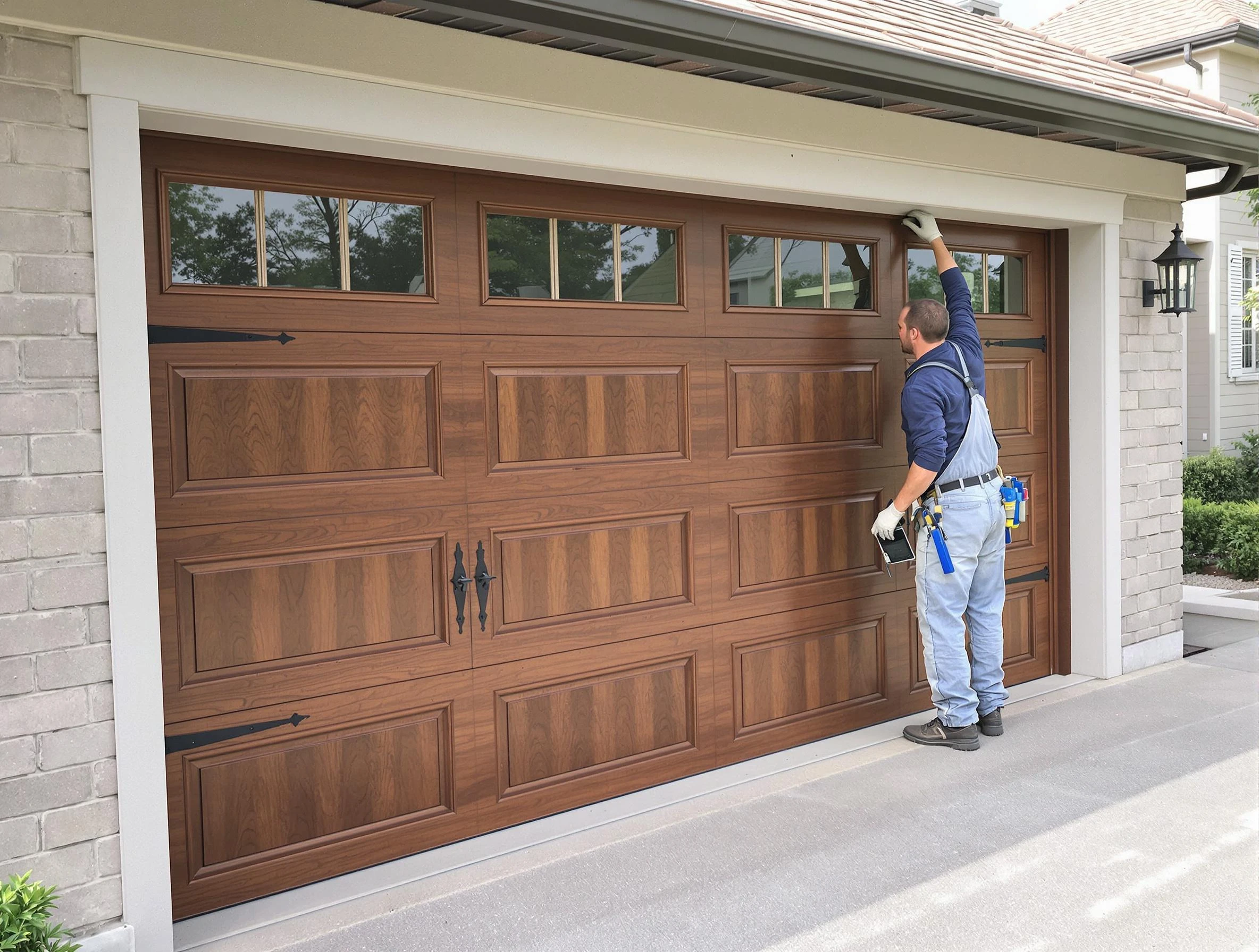 Custom garage door showcase by South Fulton Garage Door Repair in South Fulton