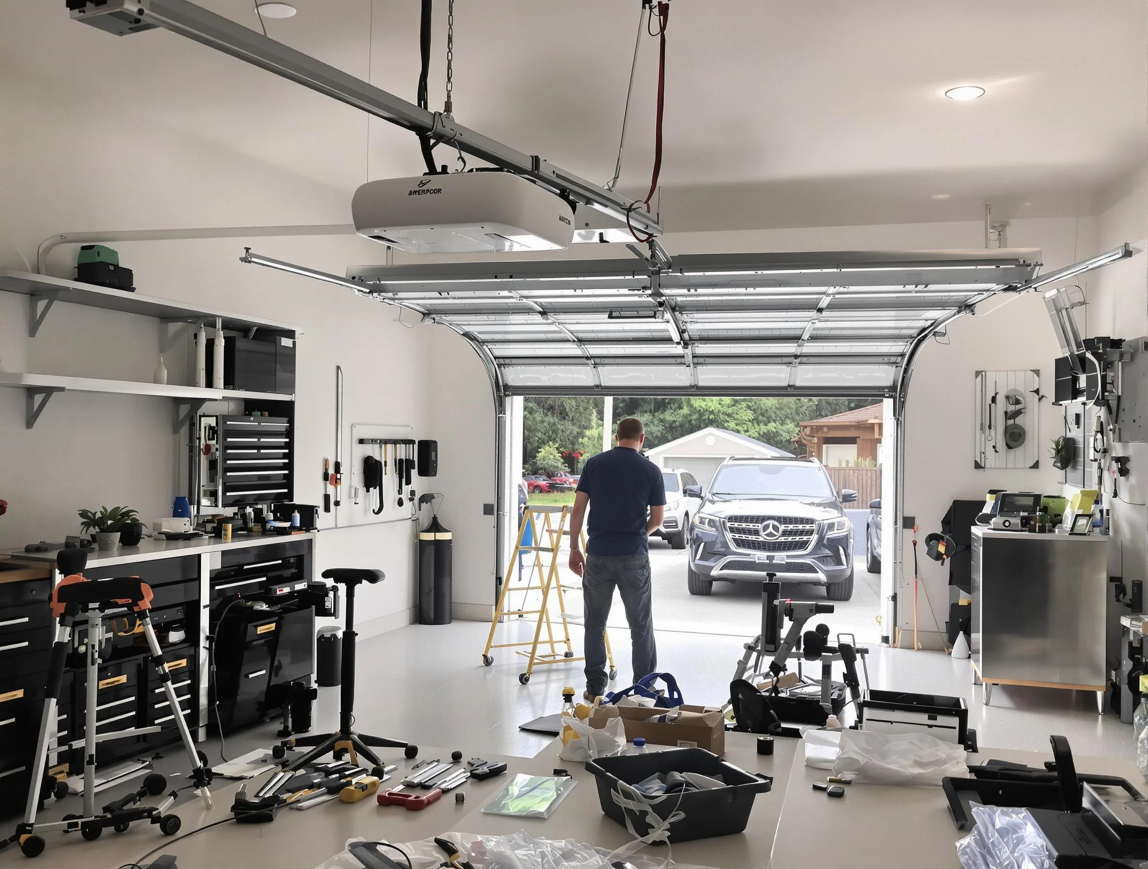 Garage door opener installation by South Fulton Garage Door Repair in South Fulton